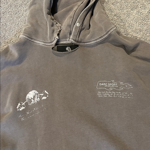 Men's Gray Darc Sport Hoodie - Picture 2 of 6